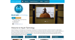 Desktop Screenshot of hayahtech.com