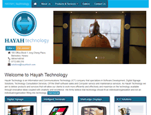 Tablet Screenshot of hayahtech.com